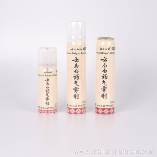 Screen printing Body Lotion aerosol spray bottle